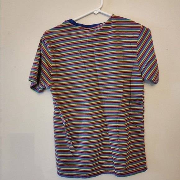 Womens striped smurfs shirt size small - Picture 2 of 4